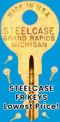 Various Steelcase FR KEYS File Cabinet,Desk,Cubicle, You Pick what what you need