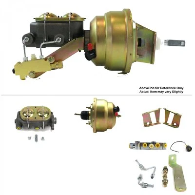 1958-1964 Chevy Bel Air FW Mount Pwr 8" Dual Brake Booster Kit LS Disc / Disc - Image 1 of 4