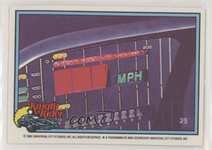 1983 Donruss Knight Rider KITT #25 0a4f