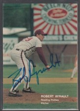 ROBERT BOB AYRAULT 1990 Best Minors #303 Phillies TTM/IP Signed Autographed
