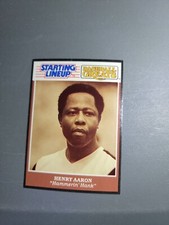 1989 Starting Lineup Henry Hank Aaron Baseball Greats Card