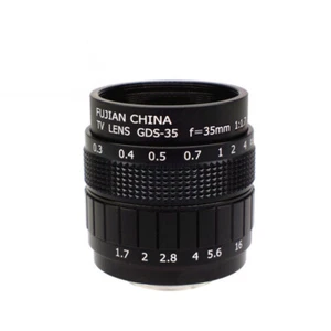 35mm industrial lens C-Mount 2/3 " manual aperture industrial SLR camera - Picture 1 of 4