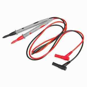 1 Pair Universal Probe Test Leads Cable Digital Multimeter 1000V 10A Cat.2 Ku
