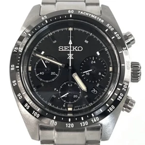 Temporizador de velocidad Seiko Prospex SBDL091 V192-0AF0 cronógrafo solar indicador de fecha - Imagen 1 de 10