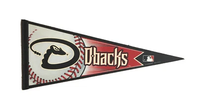 Arizona Diamondbacks MLB Baseball Red, Black & White Felt Pennant, D-backs    - Image 1 of 4