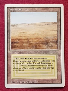Magic The Gathering REVISED SAVANNAH dual land card MTG - Picture 1 of 2