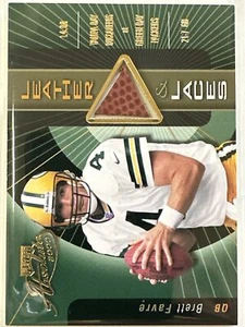 2000 Playoff Absolute #BF4-A Brett Favre Leather and Laces - Picture 1 of 2