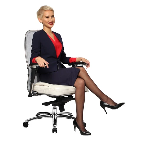 Executive Office Chair with Adjustable Headrest, Armrests Executive Desk Chair Cover