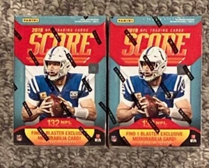 (2) 2019 PANINI SCORE BLASTER BOX SEALED! KYLER MURRAY AJ BROWN DK METCALF RC? - Picture 1 of 3