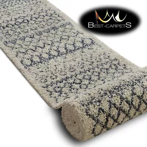 Amazing shaggy Runner "BERBER" cream etno Width 70-100 cm extra long Stairs - Picture 1 of 6
