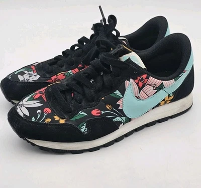 Mujer Nike Air Pegasus 83 Talla 9 Estampado Floral Entrenadores #725079-001 Foto 1 de 4