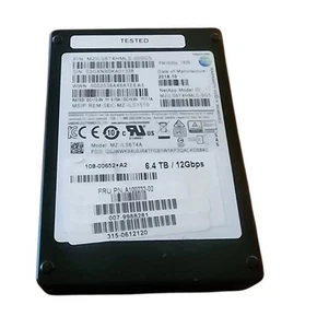 SAMSUNG/ 6.4TB 2.5" 12G SAS SSD MZILS6T4HMLS-000G5 100% HEALTH - Afbeelding 1 van 6