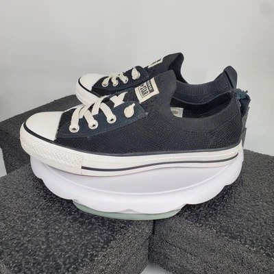 Zapatos Converse Chuck Taylor All Star para mujer talla 8 negros bajos tejidos Foto 1 de 4