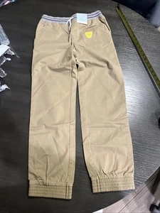 Cat & Jack Khaki Pants With Elastic Waist And Ankle Size 14 NWT - Picture 1 of 6