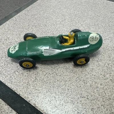 Dinky Toys, #239 Vanwall Racing Car, Yellow Hubs/driver, Used, 4” See Photos - Image 1 of 4