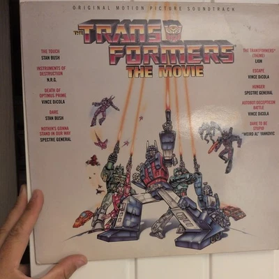 TRANSFORMERS THE MOVIE~ 1986 UK LP ~ RARE Original Motion Picture S'Track ~ EX++ - Image 1 of 4