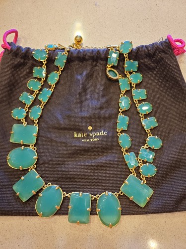 Collana & Borsa Originale Kate Spade Coriandoli Giverny Green Statement