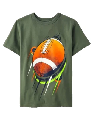Nova Camiseta de Futebol Verde TCP The Children's Place Tamanho P 5-6 Nova Com Etiqueta - Imagem 1 de 2