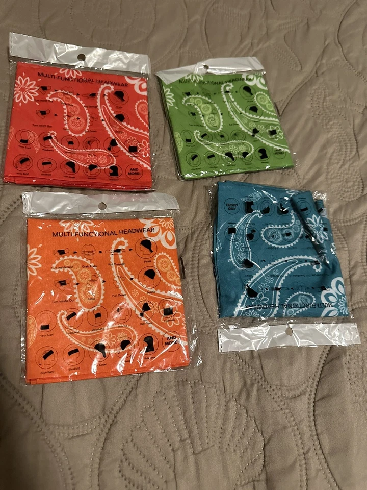 Gorros multifuncionales para adultos transferencia térmica y de humedad paquete de 4 formas de usar 10+ Foto 1 de 4