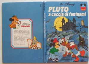 DISNEY IMPARO A LEGGERE TOPOLINO PLUTO CACCIA DI FANTASMI 1 EDIZIONE 1977 - Picture 1 of 1