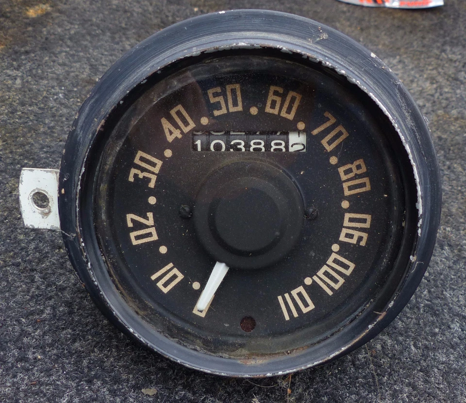 54 55 56 57 58 Dodge Truck serie C D100 W100 110 mph velocímetro velocímetro Foto 1 de 2