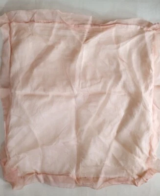 Travesseiro de linho fino Pine Cone Hill falso seda rosa chique gasto chique núcleo de casa em excelente estado usado - Imagem 1 de 4