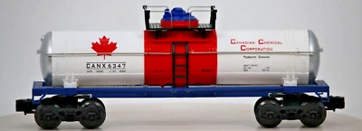 K-line Canada Chemical Corporation Single Dome Tank Car K-6347 O Gauge 1:48 - Image 1 of 4