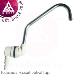 Grifo giratorio Whale Tuckaway│FT1152│Blanco│Para barcos marinos-carvana-autocaravana - Imagen 1 de 2