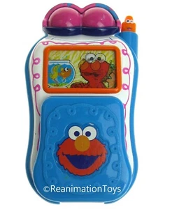 Mattel 2002 Elmo's World Talking Close/Open Eyes Flip Phone Works Perfectly - Picture 1 of 3