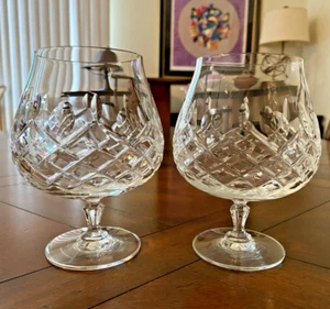 Mikasa Claridge TS111 Crystal Brandy Glass Snifters Set Of 2 - Picture 1 of 13