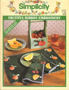 Fruitful Ribbon Embroidery Simplcity Craft Book - Picture 1 of 2