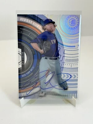 PJ Conlon 2017 Bowman High Tek Prospect Auto BHT-PC New York Mets - Image 1 of 2