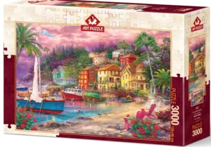 NEW Art Puzzle Jigsaw Puzzle 3000 Pieces 5527 On Lavender Shores - Imagen 1 de 2