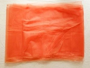 Tulle Mesh Fabric 7-1/2 yds x 54” Salmon / Peach / Burnt Orange Costume Tutu - Picture 1 of 4