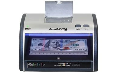 Detector de billetes e identificación falsificados AccuBanker LED430 Foto 1 de 3