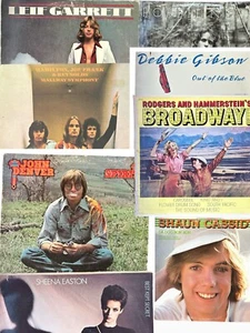 Lot of (8) Vintage Vinyl John Denver, Leif Garrett, Hamilton, Sheena Easton More - Picture 1 of 9