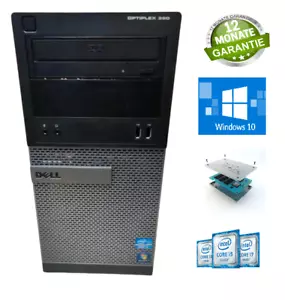 Dell Optiplex 390 Mini-Tower Intel i3 i5 i7 4-8GB Ram SSD Windows 10Pro - Bild 1 von 4