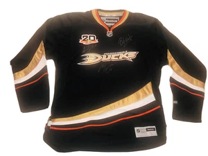 Anaheim Ducks NHL Signed Jersey Autographed 20th Anniversary Men’s Large Nice! - Picture 1 of 16