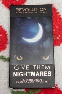 NEW Rare *MAKEUP REVOLUTION* Jewel Tone GIVE THEM NIGHTMARES Eyeshadow PALETTE - Picture 1 of 3