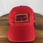 Journey Live Lauch Tour Dodge Red Adjustable Hat Strapback Baseball Cap