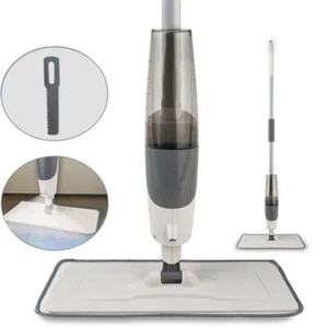 Spray Mop Water Spraying Floor Cleaner Kitchen Tiles Marble with Microfibre Pad - Picture 1 of 12