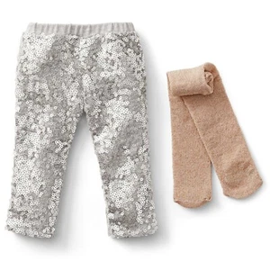 American Girl Sprinkled With Frost Leggings & Tights Frosty Frills Collection - Picture 1 of 4