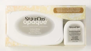 StazOn Set SZ 110 Cotton White - Stempelkissen für Glas  weiß Tsukineko ~6x10 cm - Bild 1 von 1