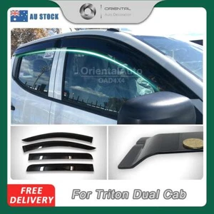 Injection Weathershields Weather Shields Window Visor for Triton MQ MR 2015-2024 - Picture 1 of 6