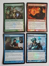 MTG Foil Lot Curiosity + Riddlesmith + Maul Splicer + Curse of the Pierced Heart