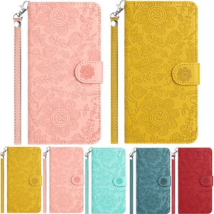 For Samsung A52 A53 A54 A55 A16 Luxury Flip Leather Strap Wallet Card Case Cover - Picture 1 of 36
