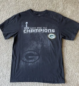 Vintage Green Bay Packers Super Bowl XLV Champions Shirt - Large - Picture 1 of 6