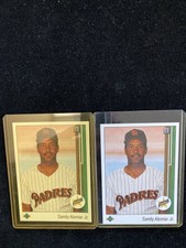 2 Ungraded 1989 Upper Deck Sandy Alomar Jr Rookie Cards