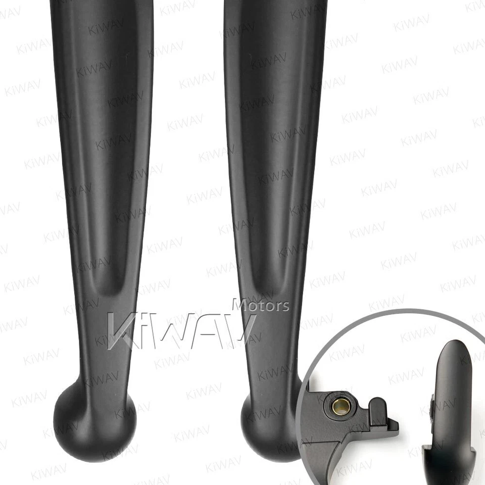 Palanca de embrague de freno KiWAV negra suave para Harley Sport Glide Street Bob 18'-20' Foto 1 de 4