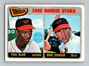 1965 Topps #473 Rookie Stars Davey Johnson, Paul Blair (RC) - Bild 1 von 2